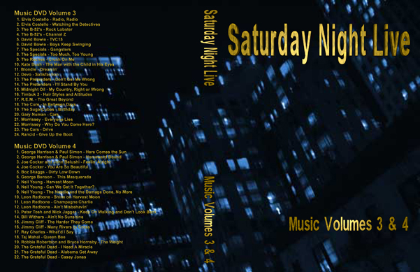 Music DVD Case Volume 3 & 4